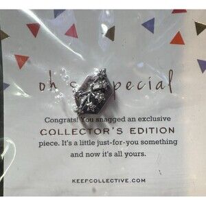 KEEP Collective Silver Pavé Fireworks Collector's Edition Charm Slider NIP